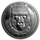 2016 Republic of Congo 1 oz Silver Silverback Gorilla (Prooflike) 2016 Republic of Congo 1 oz Silver Silverback Gorilla (Prooflike)
